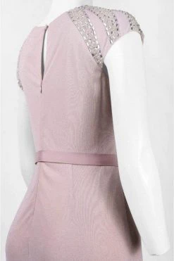 Alex Evenings - 133055 Ornate Cap Sleeve Keyhole Dress