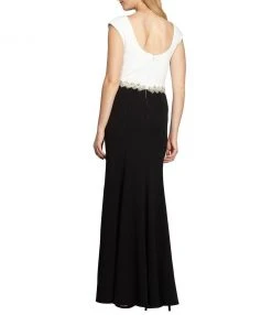 Alex Evenings - 160108 Embellished Bateau Neck Sheath Dress