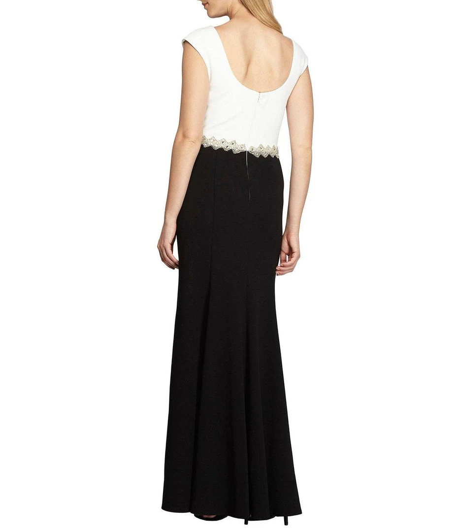 Alex Evenings - 160108 Embellished Bateau Neck Sheath Dress 4 Alex Evenings - 160108 Embellished Bateau Neck Sheath Dress