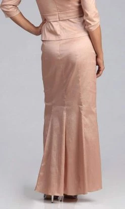 Alex Evenings - 366147 Brooch Accented Taffeta Set