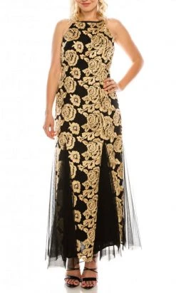 Alex Evenings - 8217673 Floral Embroidered Dress