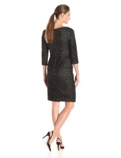 Cocktail Dresses Alex Evenings - Lace Cowl Neck Dress 1121024