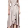 Alex Evenings - Lace High Low Formal Dress 81122468 - 1 Pc Buff In Size 12 Available