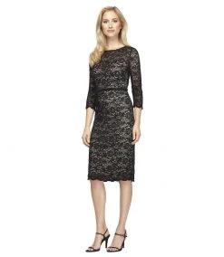 Alex Evenings - Lace Jewel Neck Dress 1121626 Cocktail Dresses