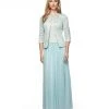 Formal Gowns Alex Evenings - Square Neck Dress With Jacket 113019 2 Formal Gowns Alex Evenings - Square Neck Dress With Jacket 113019