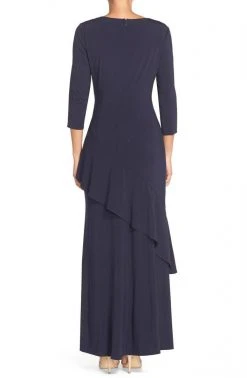 Alex Evenings - V-Neck Jersey Dress 1351187