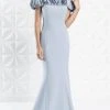 Formal Gowns Alexander By Daymor - Ruffle-Trimmed Off-Shoulder Formal Dress 1280