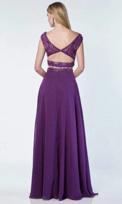 Alyce Paris - 1171 Two Piece Beaded A-Line Dress Formal Gowns 6 Alyce Paris - 1171 Two Piece Beaded A-Line Dress Formal Gowns