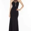 Alyce Paris - 1212 Halter Neck Trumpet Dress With Train Formal Gowns