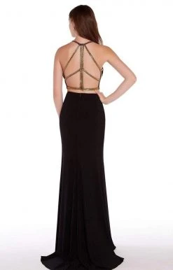 Alyce Paris - 1286 Two-Piece Beaded Jewel Neck Sheath Gown