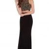 Alyce Paris - 1286 Two-Piece Beaded Jewel Neck Sheath Gown