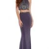 Alyce Paris - 1303 Two-Piece Beaded Jewel Bodice Sheath Gown 1 Alyce Paris - 1303 Two-Piece Beaded Jewel Bodice Sheath Gown