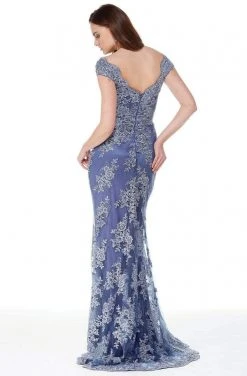 Alyce Paris - 27042 Scalloped Lace Sheath Evening Dress