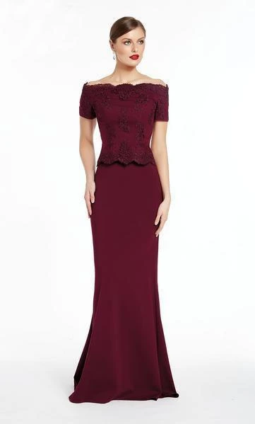 Alyce Paris - 27281 Off-Shoulder Peplum Evening Gown Formal Gowns 3 Alyce Paris - 27281 Off-Shoulder Peplum Evening Gown Formal Gowns