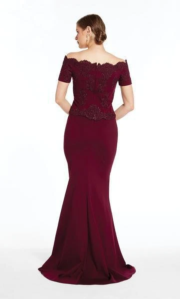 Alyce Paris - 27281 Off-Shoulder Peplum Evening Gown Formal Gowns 4 Alyce Paris - 27281 Off-Shoulder Peplum Evening Gown Formal Gowns