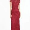 Formal Gowns Alyce Paris - 27289 Cap Sleeved Allover Lace Dress With Cutout Back - 1 Pc Wine In Size 6 Available 2 Formal Gowns Alyce Paris - 27289 Cap Sleeved Allover Lace Dress With Cutout Back - 1 Pc Wine In Size 6 Available