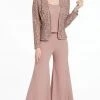 Alyce Paris - 27299 Three-Piece Bell Pantsuit With Lace Jacket Mother Of The Bride