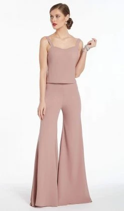 Alyce Paris - 27299 Three-Piece Bell Pantsuit With Lace Jacket Mother Of The Bride