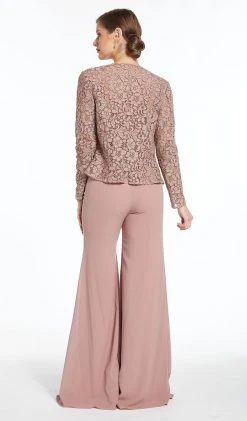 Alyce Paris - 27299 Three-Piece Bell Pantsuit With Lace Jacket Mother Of The Bride