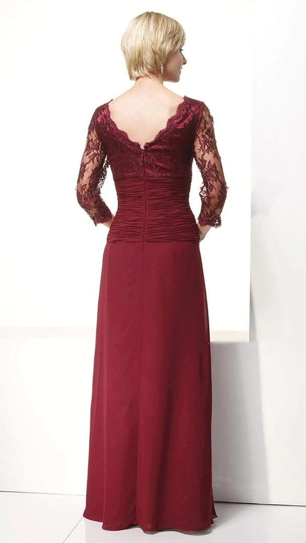 Alyce Paris - 29364 Ruched V-neck A-line Dress - 1 Pc Blue Coral In Size 16 Available Formal Gowns 4 Alyce Paris - 29364 Ruched V-neck A-line Dress - 1 Pc Blue Coral In Size 16 Available Formal Gowns