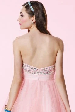 Alyce Paris - 3640 Short Dress In Light Pink