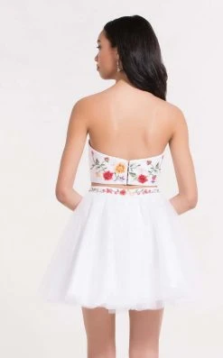 Cocktail Dresses Alyce Paris - 3740 Two Piece Embroidered Mini Dress