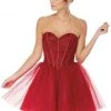 Alyce Paris - 3755 Strapless Beaded Corset Bodice A-Line Dress