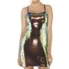 Alyce Paris - 4347 Sexy Cutout Back Opal Sequin Cocktail Dress - 1 Pc Magic Opal In Size 8 Available Cocktail Dresses