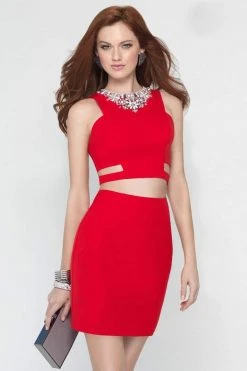 Cocktail Dresses Alyce Paris - 4452 Dress In Red