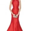 Formal Gowns Alyce Paris - 5020 High Neck Sculpted Mikado Mermaid Gown