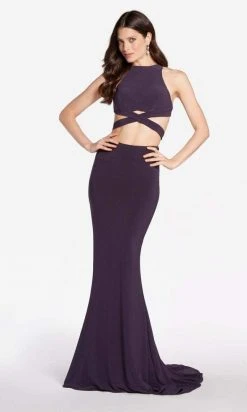 Formal Gowns Alyce Paris - 60003 Crisscross Strapped Two-Piece Sheath Gown