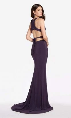 Formal Gowns Alyce Paris - 60003 Crisscross Strapped Two-Piece Sheath Gown