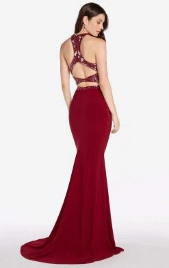 Formal Gowns Alyce Paris - 60013 Two Piece Halter Trumpet Dress