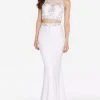 Alyce Paris - 60016 Bead Embellished Lattice Two Piece Dress Formal Gowns 2 Alyce Paris - 60016 Bead Embellished Lattice Two Piece Dress Formal Gowns