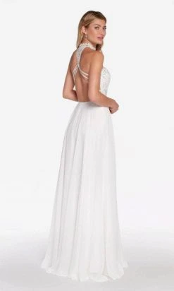 Formal Gowns Alyce Paris - 60061 Beaded Lace Bodice Strappy Open Back Chiffon Gown 11 Formal Gowns Alyce Paris - 60061 Beaded Lace Bodice Strappy Open Back Chiffon Gown