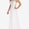 Alyce Paris - 60061 High Neck Lace Bodice Chiffon Gown Formal Gowns