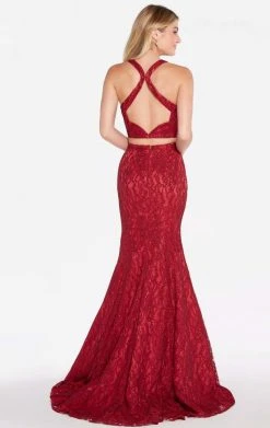 Alyce Paris - 60066 Two Piece Beaded Lace Trumpet Dress Formal Gowns