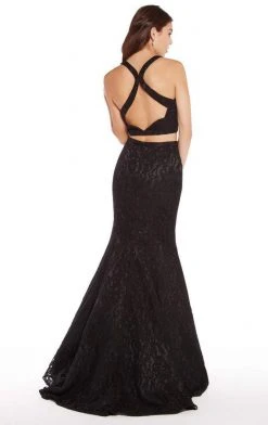 Alyce Paris - 60066 Two Piece Beaded Lace Trumpet Dress Formal Gowns