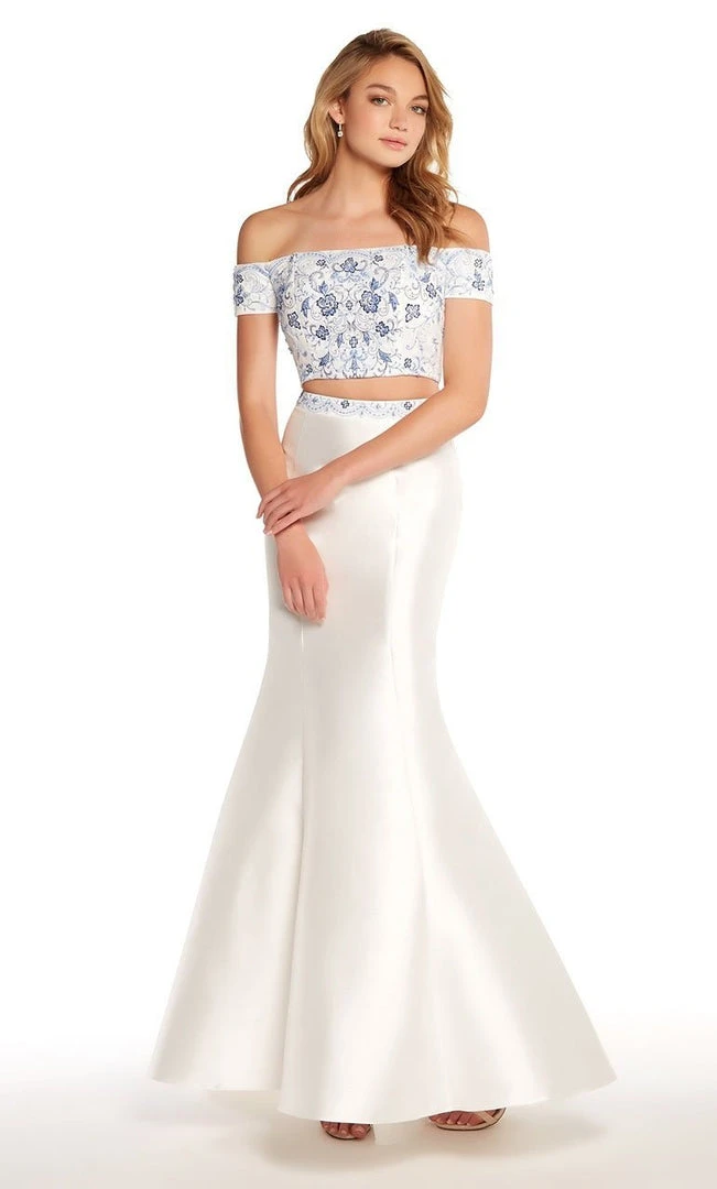 Alyce Paris - 60179 Two-Piece Off-Shoulder Mermaid Gown 3 Alyce Paris - 60179 Two-Piece Off-Shoulder Mermaid Gown