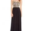 Formal Gowns Alyce Paris - 60191 Metallic Beaded Bodice Strapless Chiffon Gown