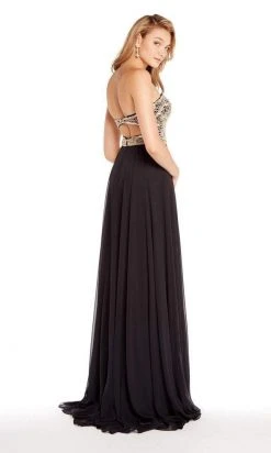 Formal Gowns Alyce Paris - 60191 Metallic Beaded Bodice Strapless Chiffon Gown