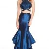 Alyce Paris - 60219 Beaded Halter Neck Two-Piece Mermaid Gown 2 Alyce Paris - 60219 Beaded Halter Neck Two-Piece Mermaid Gown