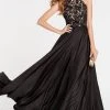 Formal Gowns Alyce Paris - 60298 High Halter Pleated A-Line Evening Dress 2 Formal Gowns Alyce Paris - 60298 High Halter Pleated A-Line Evening Dress