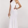 Formal Gowns Alyce Paris - 60312 Beaded Halter Stretch Crepe Trumpet Dress
