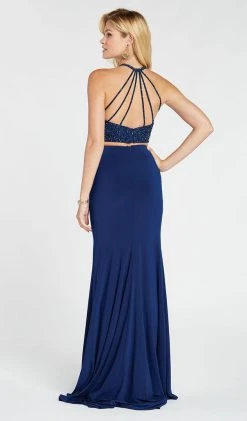 Alyce Paris - 60544 Two-Piece Beaded Halter Bodice Long Gown