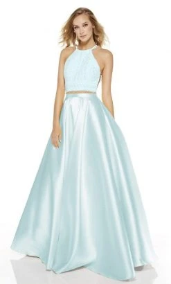 Formal Gowns Alyce Paris - 60614 Two Piece Strappy Back Ballgown