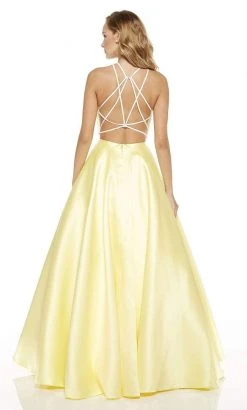 Formal Gowns Alyce Paris - 60614 Two Piece Strappy Back Ballgown