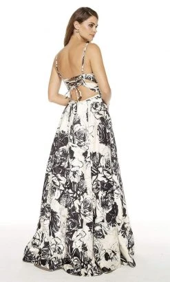 Alyce Paris - 60710 Sleeveless Plunging V-Neckline A-Line Dress