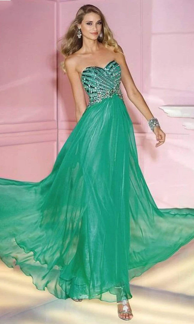 Formal Gowns Alyce Paris - 6193 Dress In Electric Green 3 Formal Gowns Alyce Paris - 6193 Dress In Electric Green