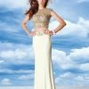 Formal Gowns Alyce Paris - 6468 Two Piece Dress In Diamond White 1 Formal Gowns Alyce Paris - 6468 Two Piece Dress In Diamond White